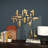 Metal 3D Stripe Geometric Home Gold Wall Decor