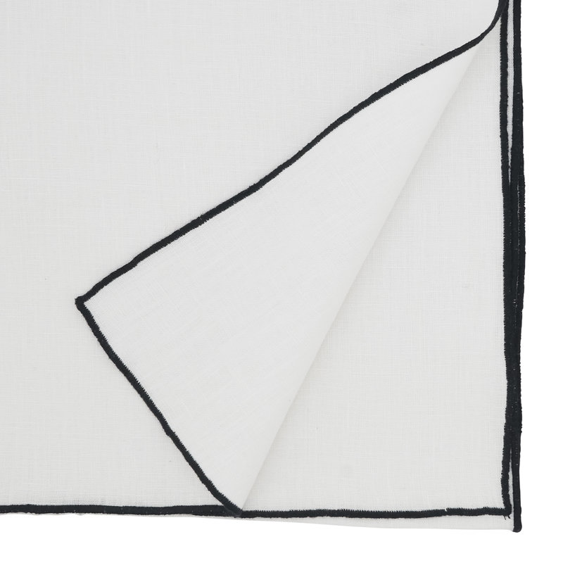 Riggs Dining Linens, Black