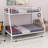Bunk Bed With Trundle Bed, Two-Side Ladders-376070956