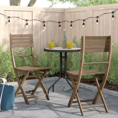 Remillard Outdoor Folding Dining Side Chair