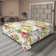 Ambesonne, drap plat floral pivoines, art botanique printanier