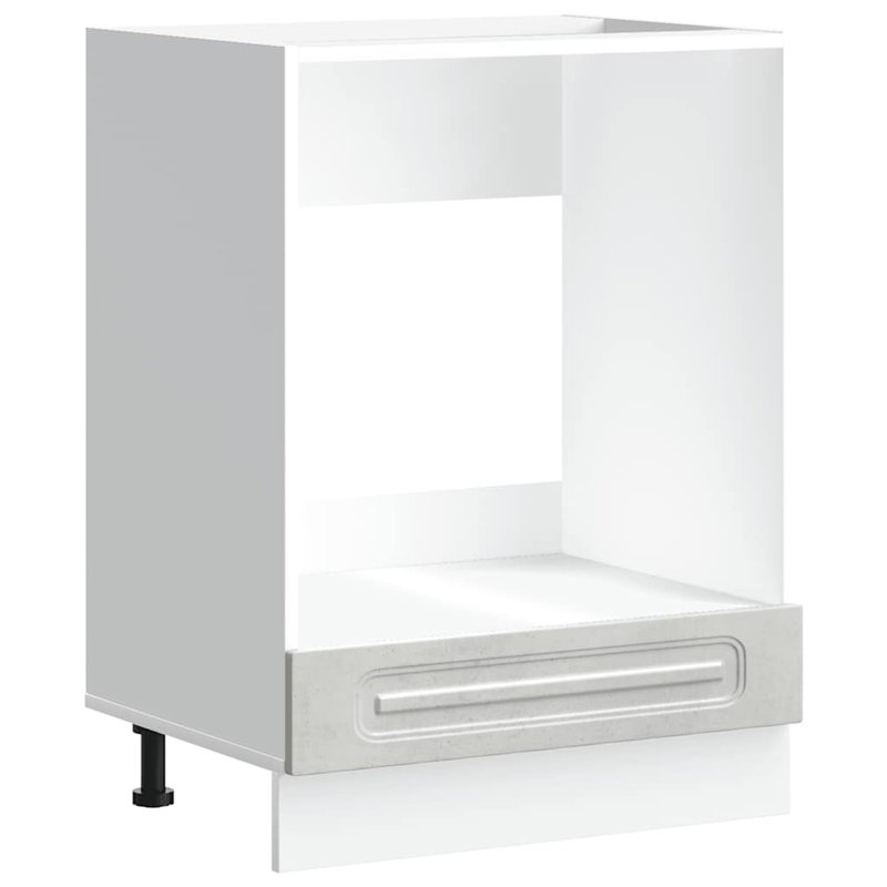 Oven Cabinet Kalmar Engineered Wood, Concrete Grey