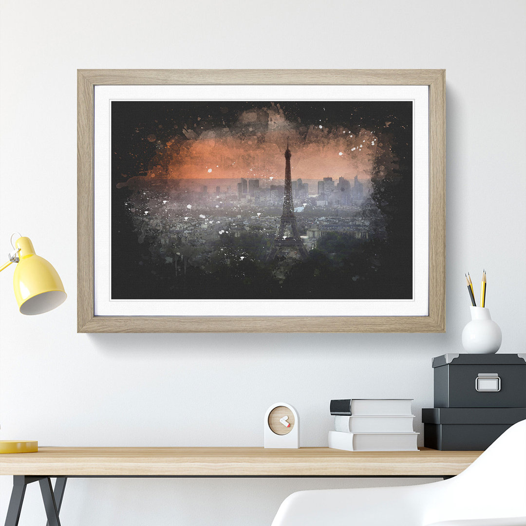 Eiffel Tower Vol.8 - Picture Frame Graphic Art