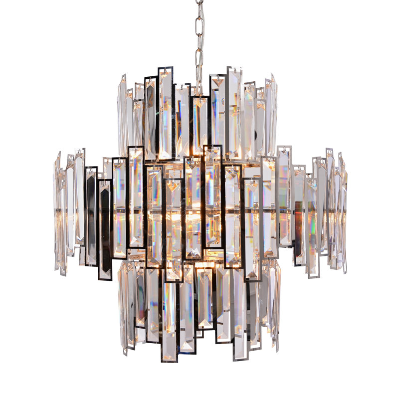 Emberly Glass Chandelier