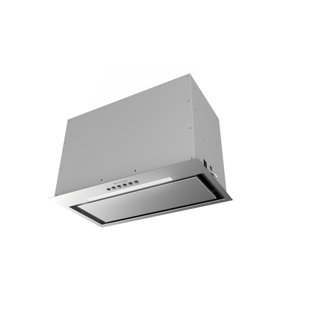 Hotte intégrée encastrable 35 po 295/395/600 pi³ / min Inca Lux avec télécommande argent incluse