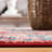 Kallie Oriental Blue/Ivory/Red Area Rug-790339068
