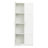 Winniefred Freestanding Bathroom Cabinet, Tall Cabinet, White Cabinet