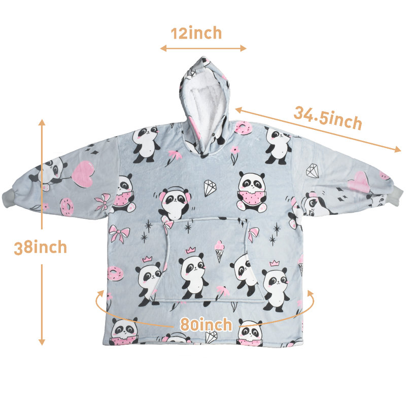 Surdimensionné Panda, Panda gris
