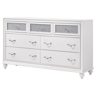 Commode 7 tiroirs Dasher - blanc