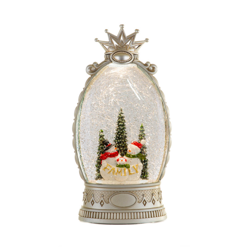 Boule à neige en argent