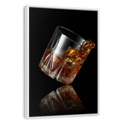Whiskey Glass Reflection
