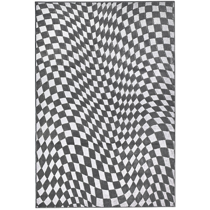 Genova Machine Woven Grey Indoor Rug, Rectangle 65 x 110cm