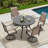Round Outdoor Dining Table With Umbrella Hole-1000397505-1000397518