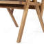 Ensemble de salle à manger d'extérieur 7 pièces en bois d'acacia avec chaises à dossier en corde