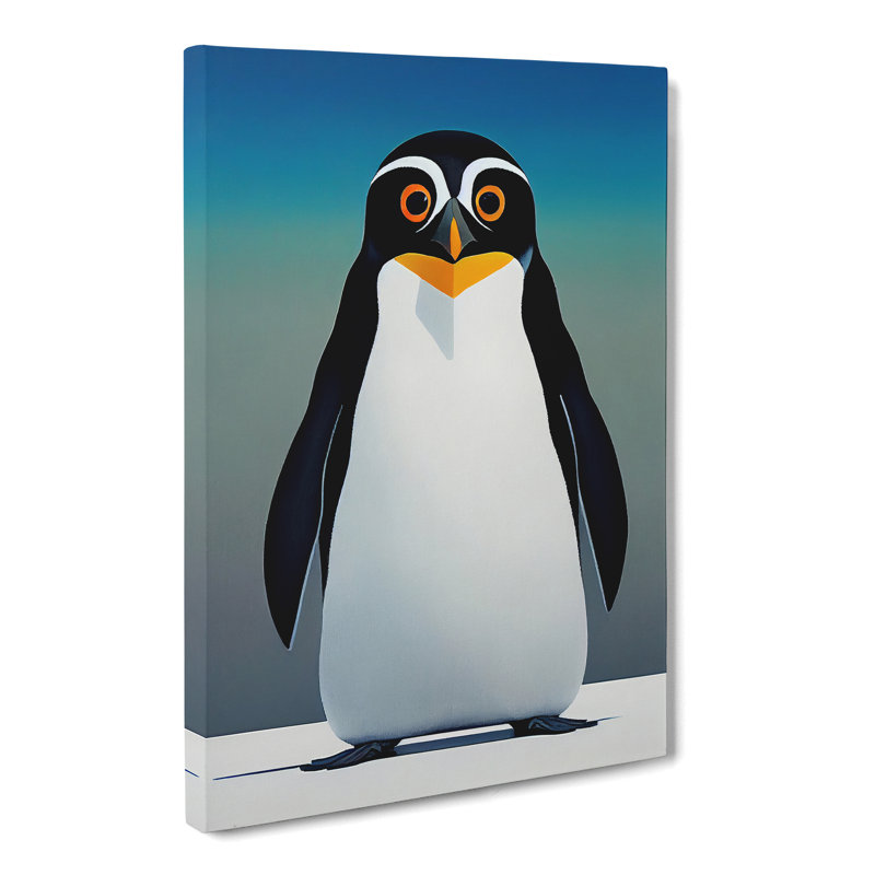 Sharece Penguin Solo - Wrapped Canvas, 50cm H x 35cm W x 3cm D