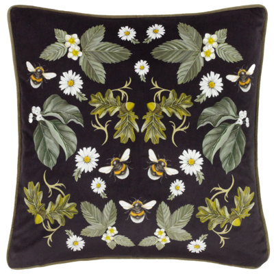Rewis Floral Square Throw Pillow Cover