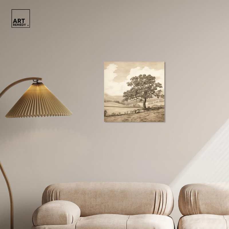 Forested Antiquity Gallery Wrapped Canvas Landscape Art, 20" x 20"