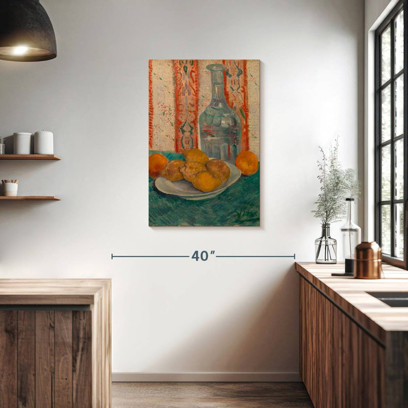 Carafe et plat avec agrumes Yarlin, H 36 po x l 24 po