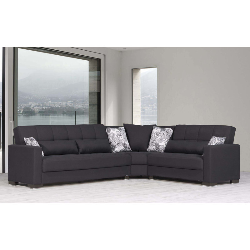 Canapé modulaire rembourré avec rangement PrimeNest NimbusFlow