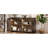 4-Door Large Storage Sideboard Buffet Cabinet With Glass Doors, Arched Cabinet With Adjustable Shelves For Kitchen, Dining Room And Living Room-182001881