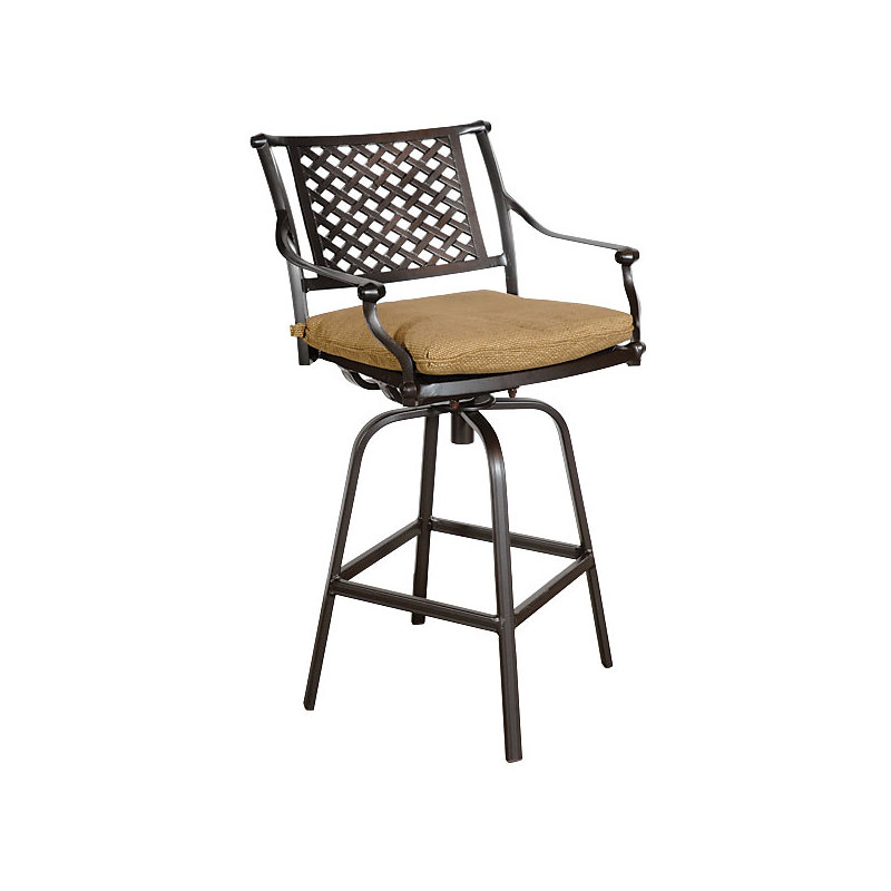 Tabouret de bar 31 po avec coussin Edrea