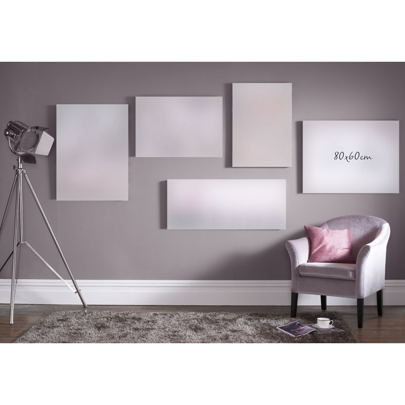 Gray Bloom Surrealist Floral Canvas Wall Art, 31 inches