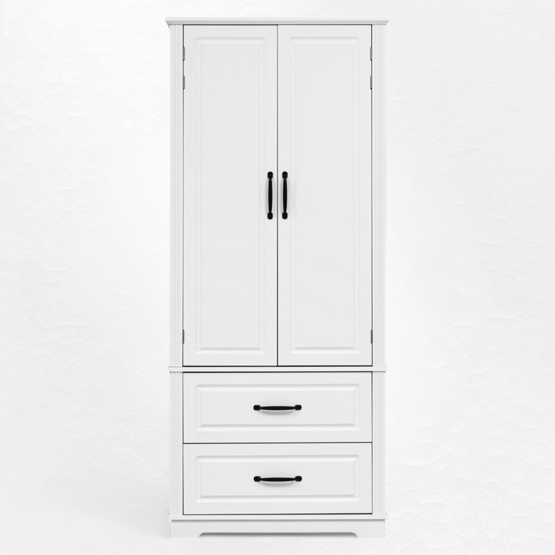 71" Kitchen Pantry, White