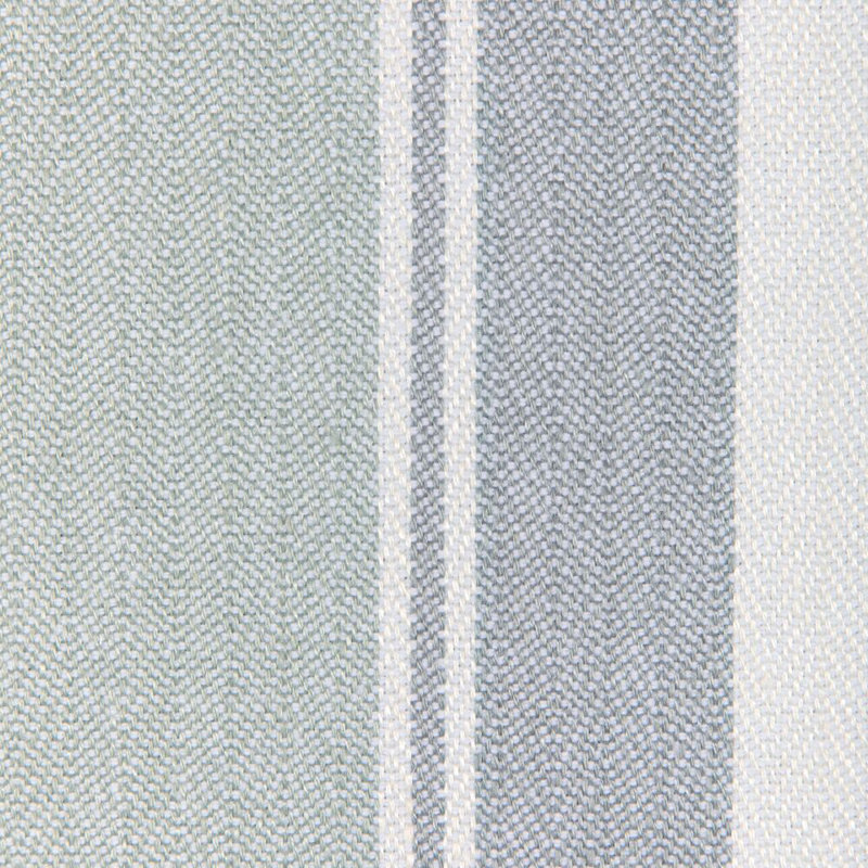 Natural Stripe Fabric, Seaglass