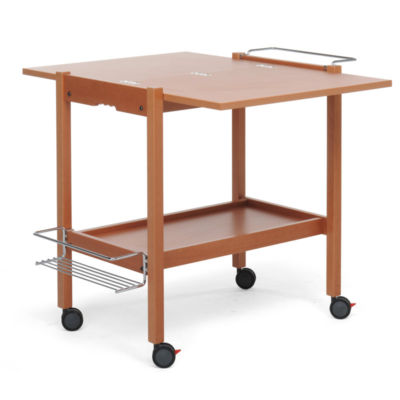 Solid Wood Bar Cart