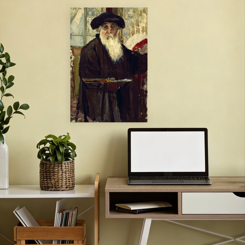 Self Portrait, C.1898 Abstract Contemporary Portrait Wall Art Print - Print, 45.72cm H x 30.48cm W