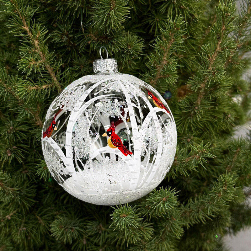 Ornement en forme d'arbre de Noël Snowy Forest