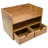 Majunew Bamboo Desk Organizer