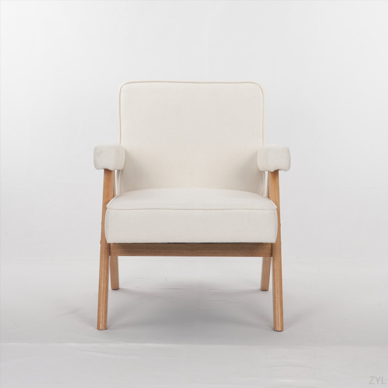 Chaise de loisir Hengming, Crème, crème
