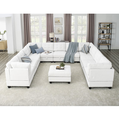 Canapé modulaire rembourré 13 pièces Georgeanna