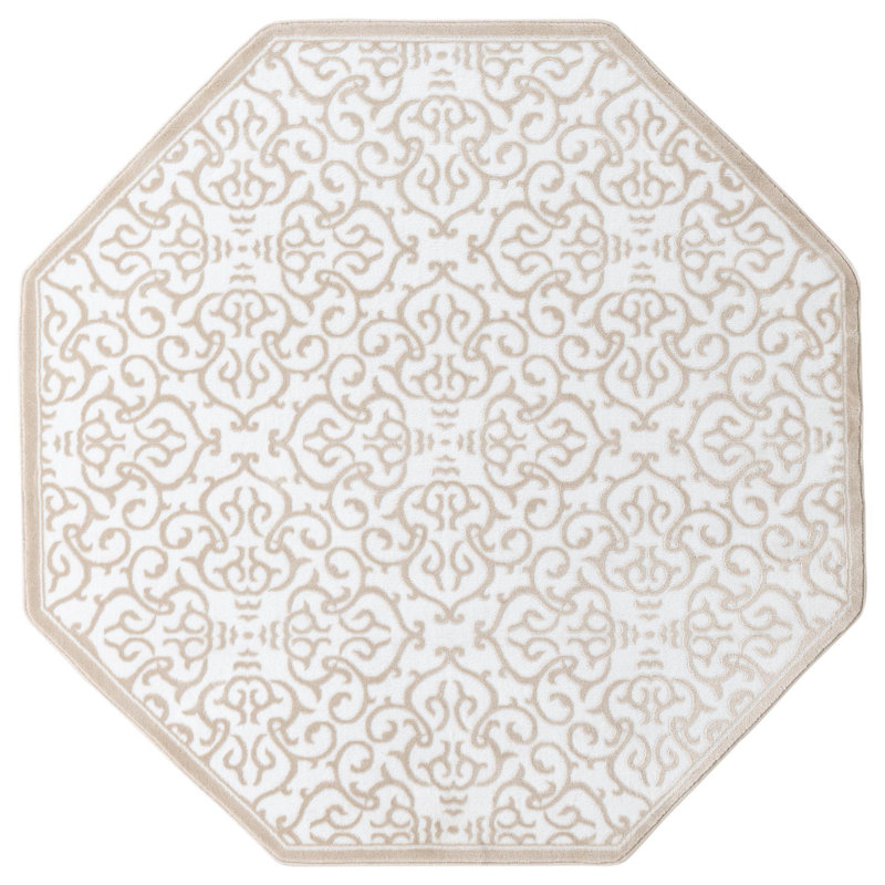 Emigdio Oriental Indoor Rug, Octagon 6'