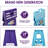 Aldonna Purple Foldable Step Stool