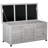Rattan Outdoor 75 Gallon Wooden Deck Box