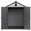 Remise de rangement en plastique 6 * 8Ft en résine pour le jardin