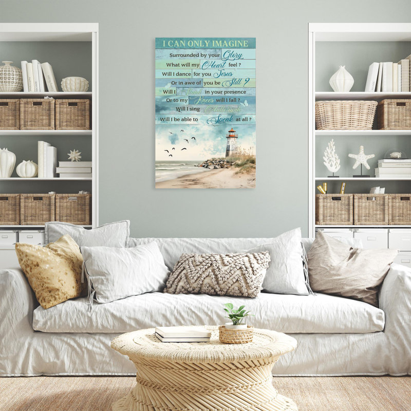«I Can Only Imagine», impression sur toile, H 14 po x l 11 po x P 1,25 po