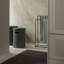 Porte-serviettes sur pied MODO - Acier inoxydable brossé-1667717041