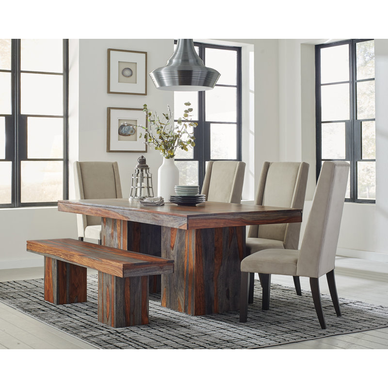 Fitser Solid Wood Dining Table