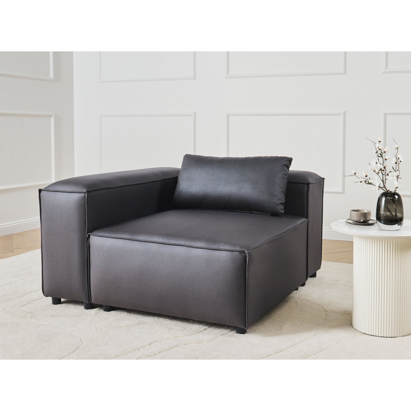 Bilkis 1 Seater Faux Leather Seating Component