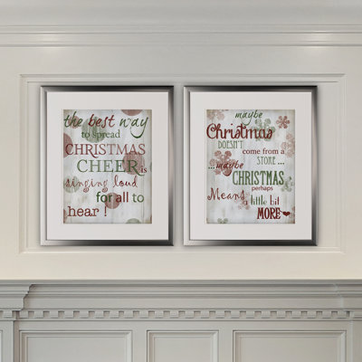 " Christmas Cheer " 2 - Pieces