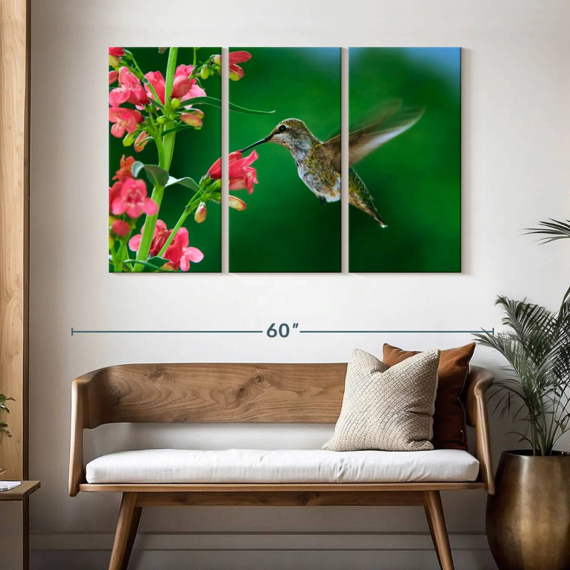 Brampt Spring Hummingbird, 32" H x 50" W