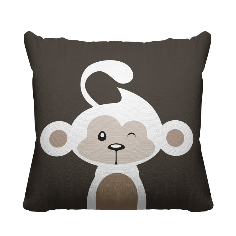Coussin intérieur Ollie, 19 po x 19 po, Taupe, Carré