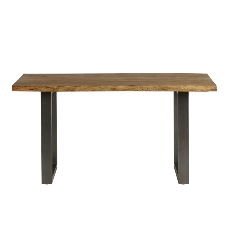 Benito Acacia Solid Wood Top Dining Table, H76 x L150 x W100cm