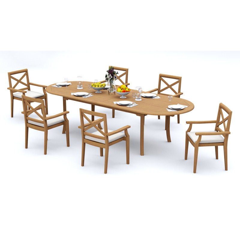 Ensemble repas extérieur 82 po Damarrea, 6