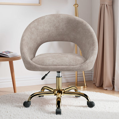 Modern Corduroy Vanity Chair