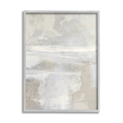 " Beige Abstract Composition " by Rachel Springer