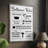 Scrub a Dub Dub Rules Framed Print - Solid Wood-709927872